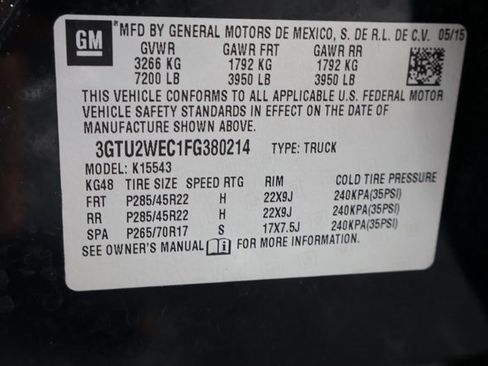 Used 2015 GMC Sierra 1500 Denali w/ Driver Alert Package image 29