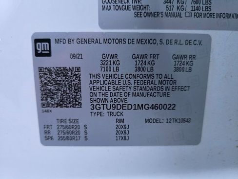 Used 2021 GMC Sierra 1500 SLT image 27