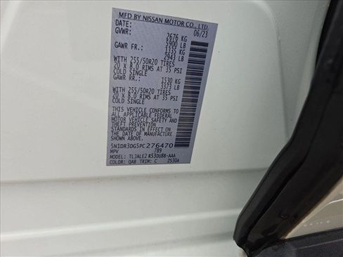 Used 2023 Nissan Pathfinder Platinum w/ Black Appearance Package FWD image 26