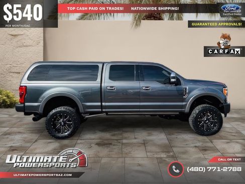 Used 2019 Ford F250 Platinum w/ Platinum Ultimate Package AWD/4WD image 75