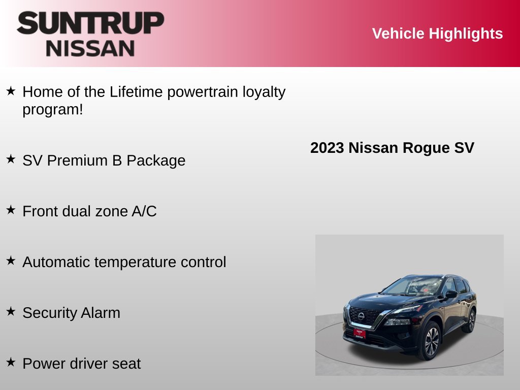 Used 2023 Nissan Rogue SV w/ SV Premium B Package AWD/4WD image 8