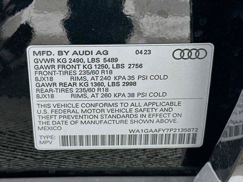 Certified 2023 Audi Q5 2.0T Premium w/ Convenience Package AWD/4WD image 30