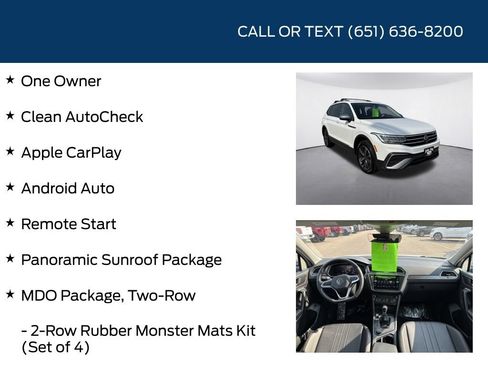 Used 2024 Volkswagen Tiguan Wolfsburg Edition w/ Panoramic Sunroof Package AWD/4WD image 5