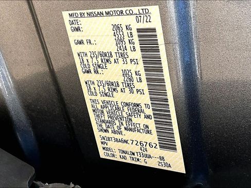 Certified 2022 Nissan Rogue SV image 33