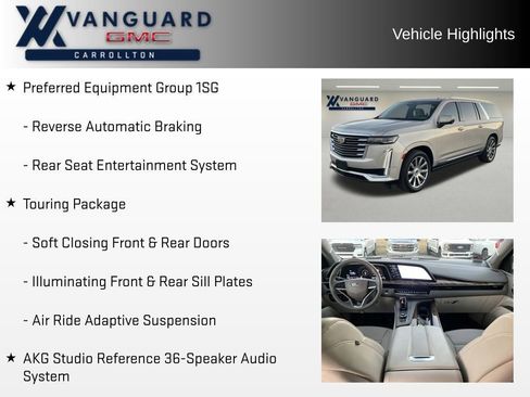 Used 2022 Cadillac Escalade ESV Premium Luxury Platinum image 33