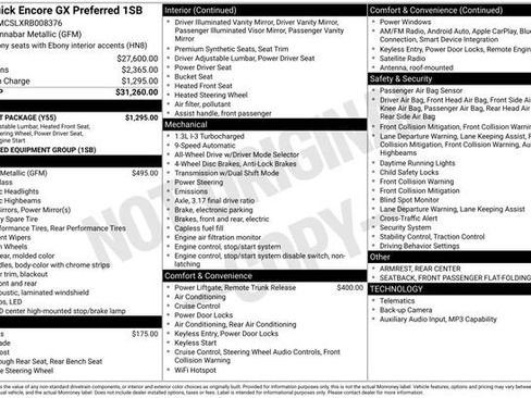 Used 2024 Buick Encore GX Preferred w/ Comfort Package image 6