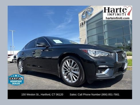 Used 2023 INFINITI Q50 Luxe w/ Cargo Package AWD/4WD image 1