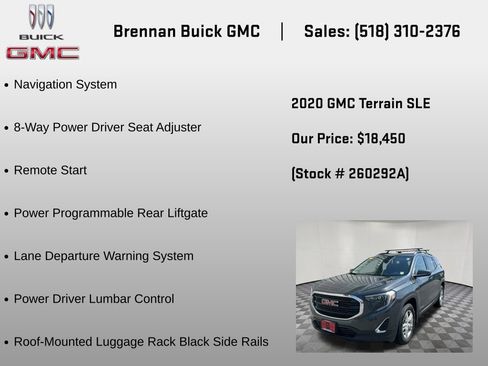 Certified 2020 GMC Terrain SLE w/ Driver Convenience Package AWD/4WD image 12