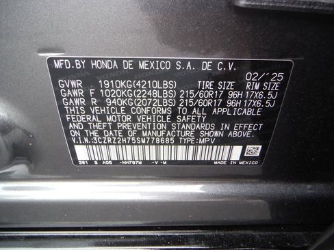 Certified 2025 Honda HR-V EX-L image 41