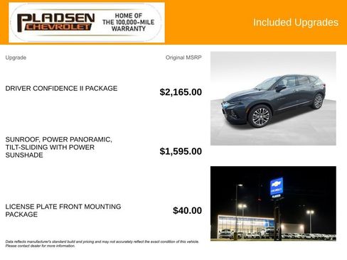 Used 2020 Chevrolet Blazer Premier w/ Driver Confidence II Package AWD/4WD image 14