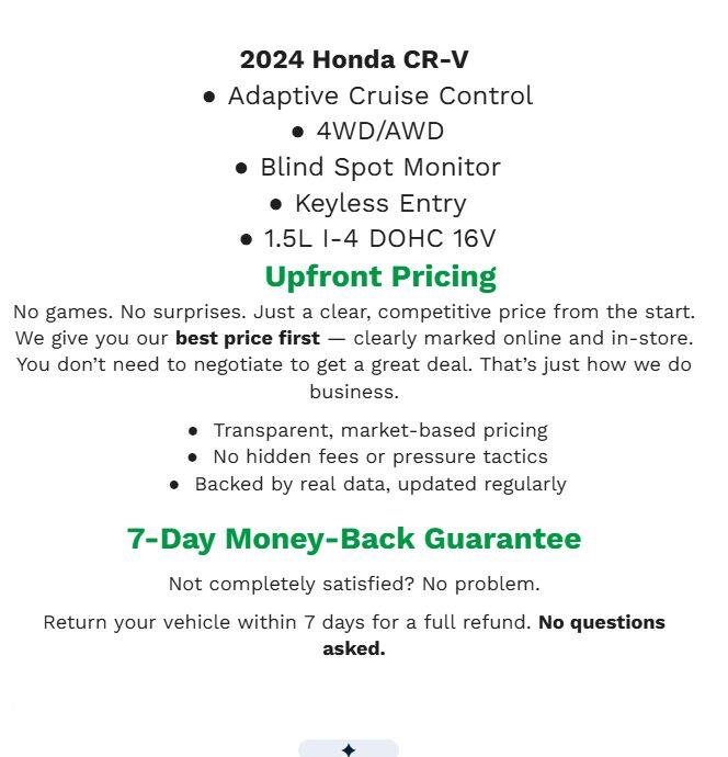 Used 2024 Honda CR-V EX image 2