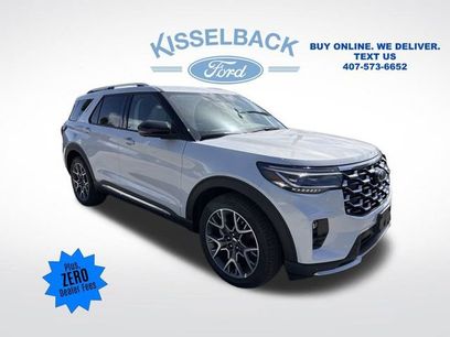 New 2025 Ford Explorer Platinum