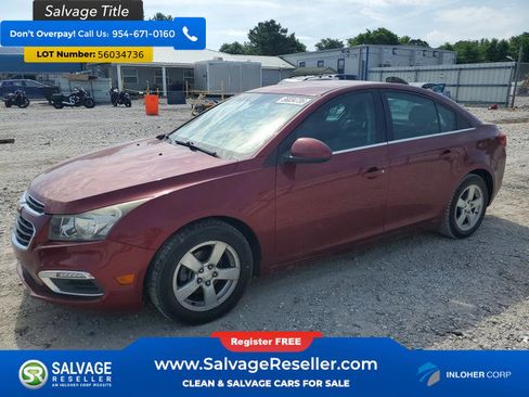 Used 2016 Chevrolet Cruze LT FWD image 1