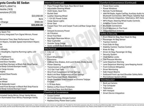 Used 2020 Toyota Corolla SE image 9