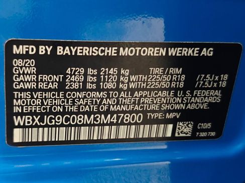 Used 2021 BMW X1 xDrive28i w/ M Sport Package AWD/4WD image 64