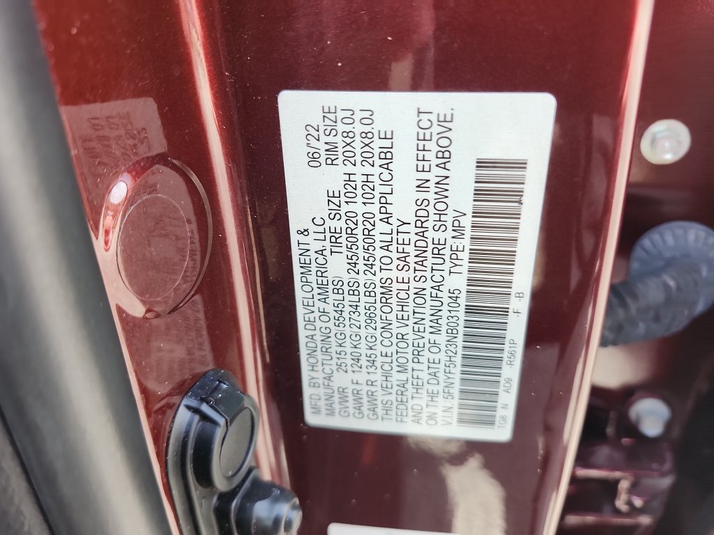 Used 2022 Honda Pilot Special Edition image 36