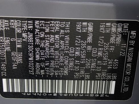 Used 2023 Nissan Rogue Platinum w/ Platinum Premium Package FWD image 34