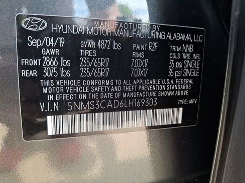 Used 2020 Hyundai Santa Fe SEL AWD/4WD image 27