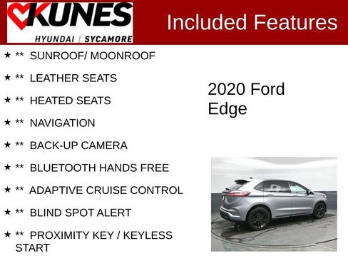 Used 2020 Ford Edge ST w/ Equipment Group 401A image 2
