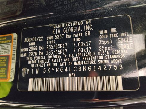 Used 2022 Kia Sorento LX FWD image 33