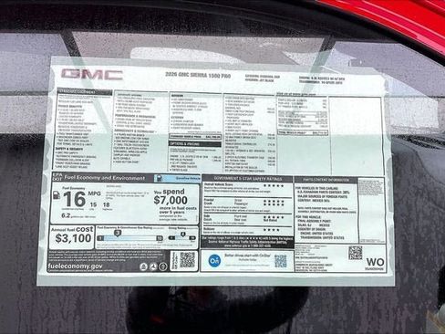 New 2026 GMC Sierra 1500 Pro w/ Pro Value Package AWD/4WD image 19