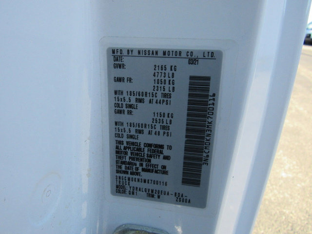 Used 2021 Nissan NV200 SV w/ Sliding Door Glass Package FWD image 33