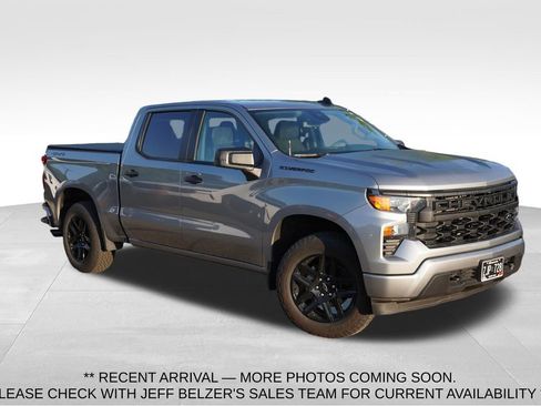 Certified 2024 Chevrolet Silverado 1500 Custom w/ Dark Appearance Package AWD/4WD image 1
