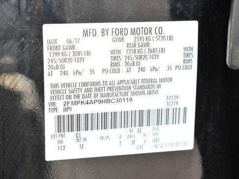 Used 2017 Ford Edge Sport w/ Equipment Group 401A AWD/4WD image 35