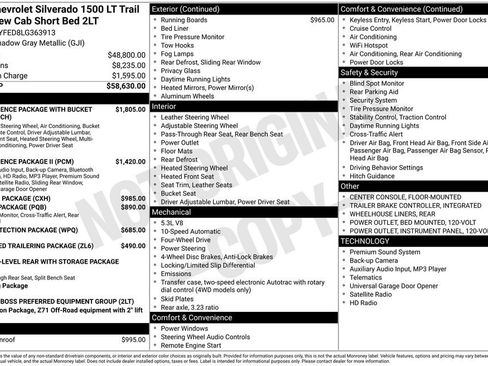 Used 2020 Chevrolet Silverado 1500 LT Trail Boss image 45