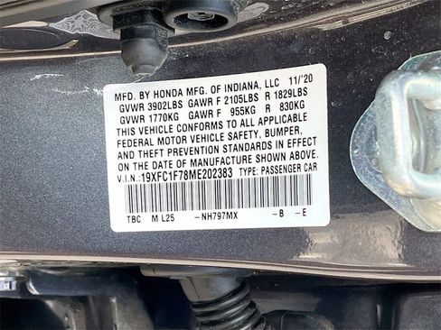 Used 2021 Honda Civic EX-L image 32