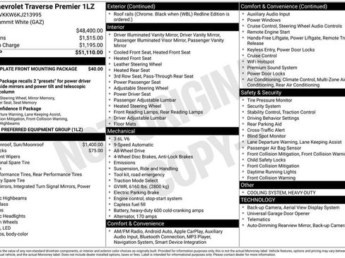 Used 2019 Chevrolet Traverse Premier image 2