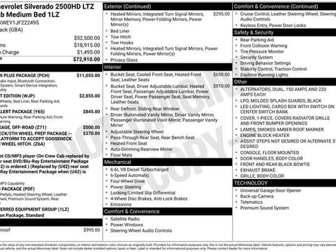 Used 2018 Chevrolet Silverado 2500 LTZ w/ Duramax Plus Package image 10