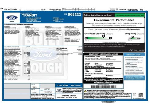 Used 2023 Ford Transit 250 Low Roof w/ Exterior Upgrade Package image 33