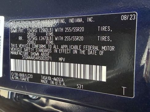 Certified 2024 Toyota Grand Highlander Limited image 35