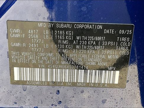 New 2025 Subaru Crosstrek 2.5i Wilderness image 12