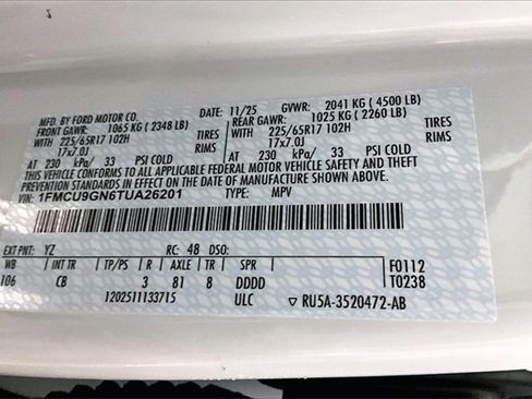 New 2026 Ford Escape Active image 8