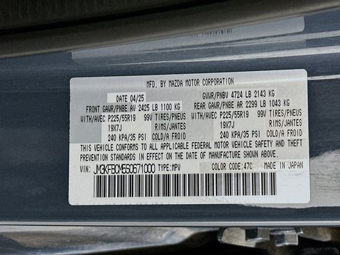 Used 2025 MAZDA CX-5 Carbon Edition AWD/4WD image 12