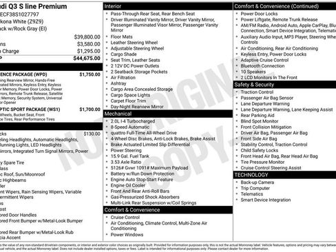Certified 2025 Audi Q3 2.0T Premium w/ Convenience Package image 28