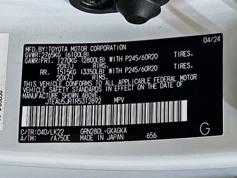 Used 2024 Toyota 4Runner TRD Sport w/ Technology Package RWD image 28