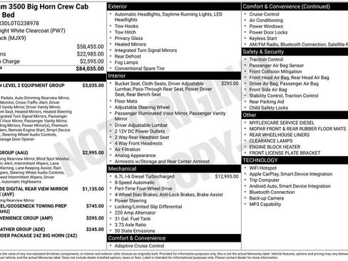 New 2026 RAM 3500 Big Horn AWD/4WD image 6