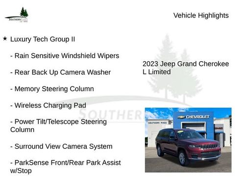 Used 2023 Jeep Grand Cherokee L Limited w/ Luxury Tech Group II image 30