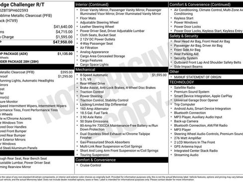 Used 2023 Dodge Challenger R/T w/ Blacktop Package RWD image 2
