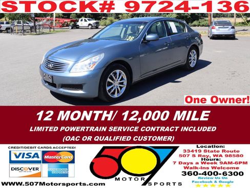 Used 2008 INFINITI G35 x Sedan w/ Premium Pkg AWD/4WD image 3