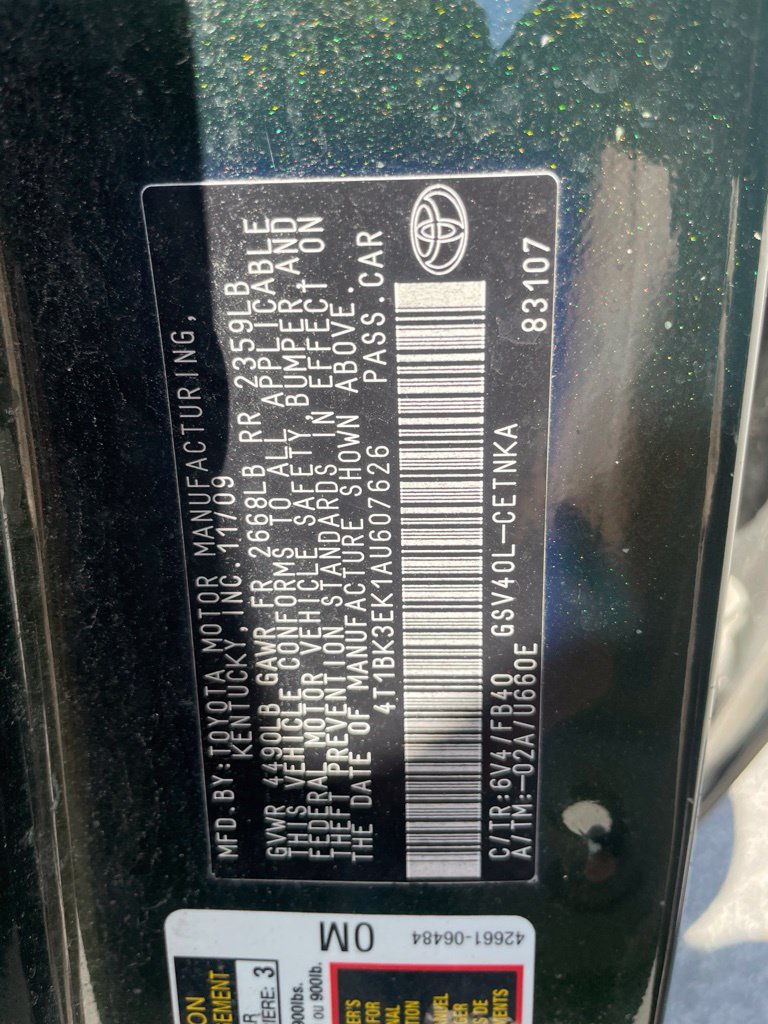 Used 2010 Toyota Camry LE FWD image 14