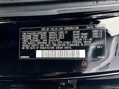 Used 2017 Volvo XC90 T6 Inscription w/ Vision Package image 43