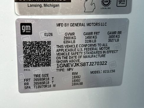 New 2026 Chevrolet Traverse Z71 w/ Enhanced Driving Package AWD/4WD image 28