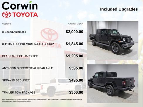 Used 2020 Jeep Gladiator Overland AWD/4WD image 4