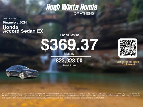 Used 2024 Honda Accord EX image 3