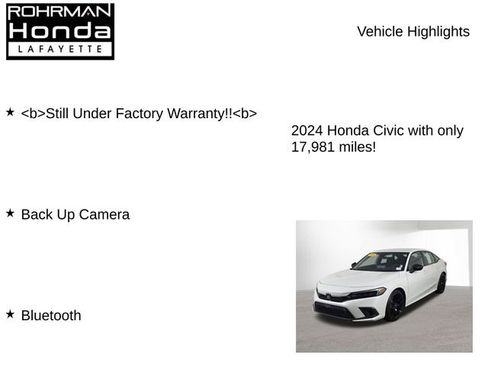 Used 2024 Honda Civic Sport image 7