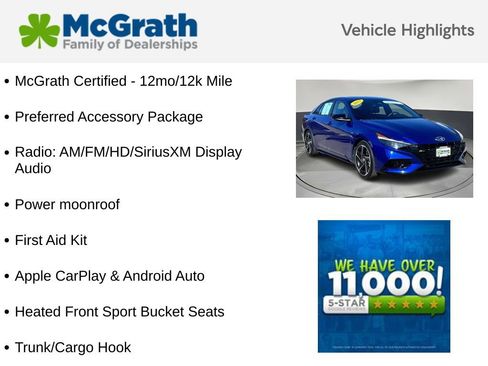 Used 2023 Hyundai Elantra N Line w/ Preferred Accessory Package image 5